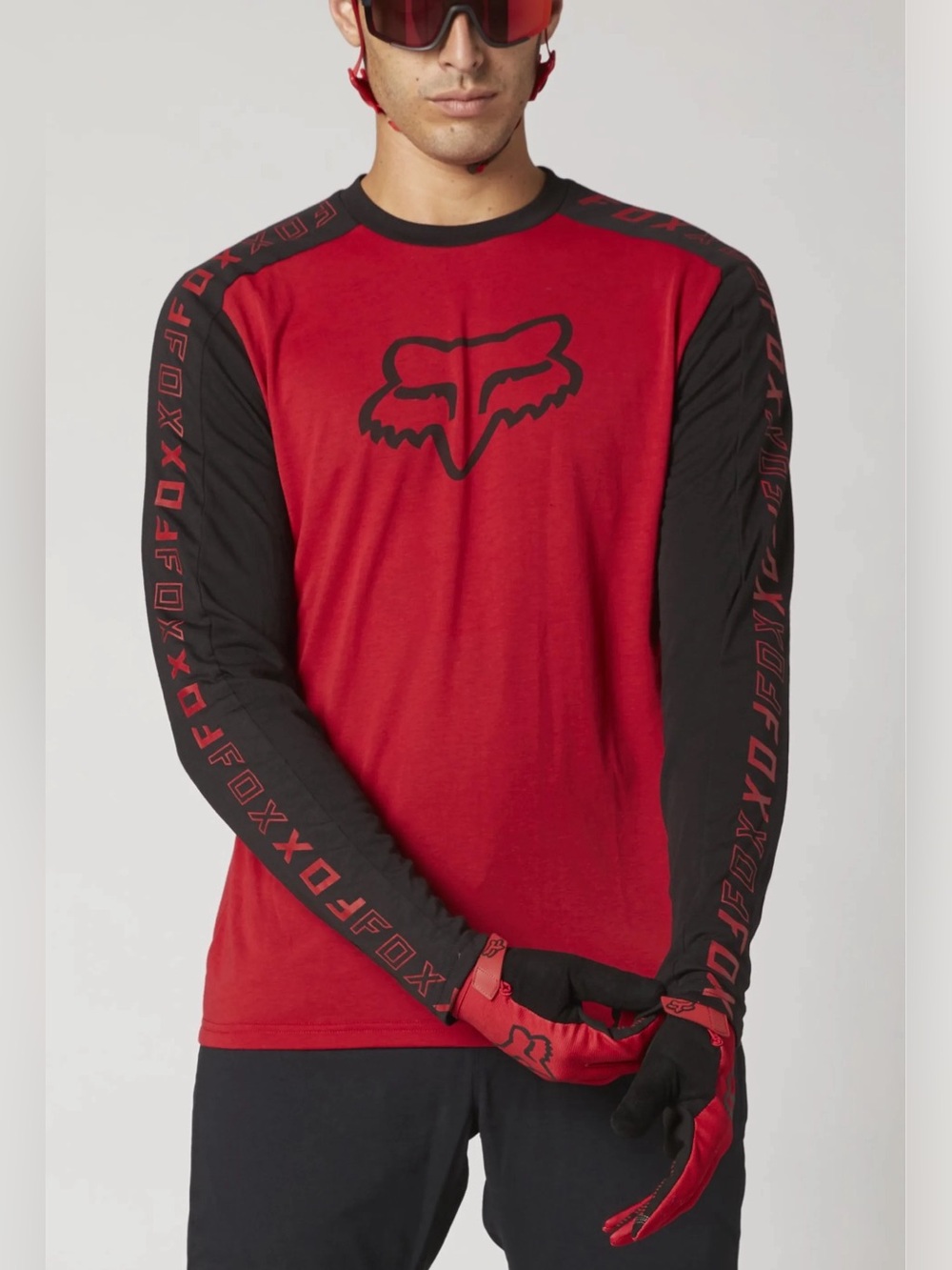 Fox Ranger DriRelease Long Sleeve Jersey - Chilli M
